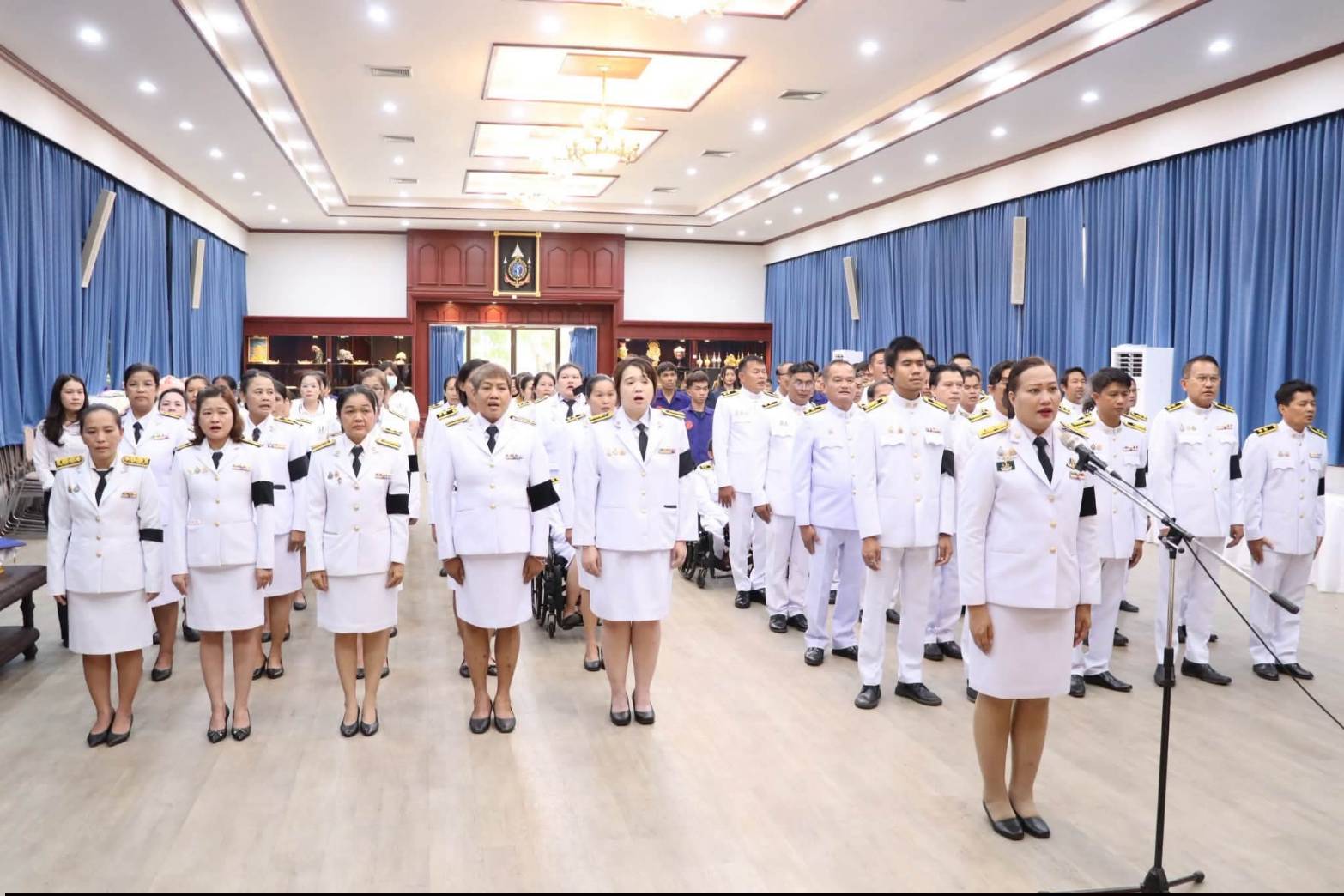title - นางสาวอมรรัตน์ แขวงโสภา ปฏิรูปที่ดินจังหวัดพระนครศรีอยุธยา ปฏิบัติหน้าที่ในตำแหน่งผู้อำนวยการศูนย์ส่งเสริมและพัฒนาอาชีพเสริมนอกภาคการเกษตร(ศพส.) เป็นประธานในพิธีถวายสัตย์ปฏิญาณเพื่อเป็นข้าราชการที่ดีและพลังของแผ่นดิน เนื่องในโอกาสมหามงคลเฉลิมพระชนมพรรษา พระบาทสมเด็จพระปรเมนทรรามาธิบดีศรีสินทร มหาวชิราลงกรณ พระวชิรเกล้าเจ้าอยู่หัว 28 กรกฎาคม 2569